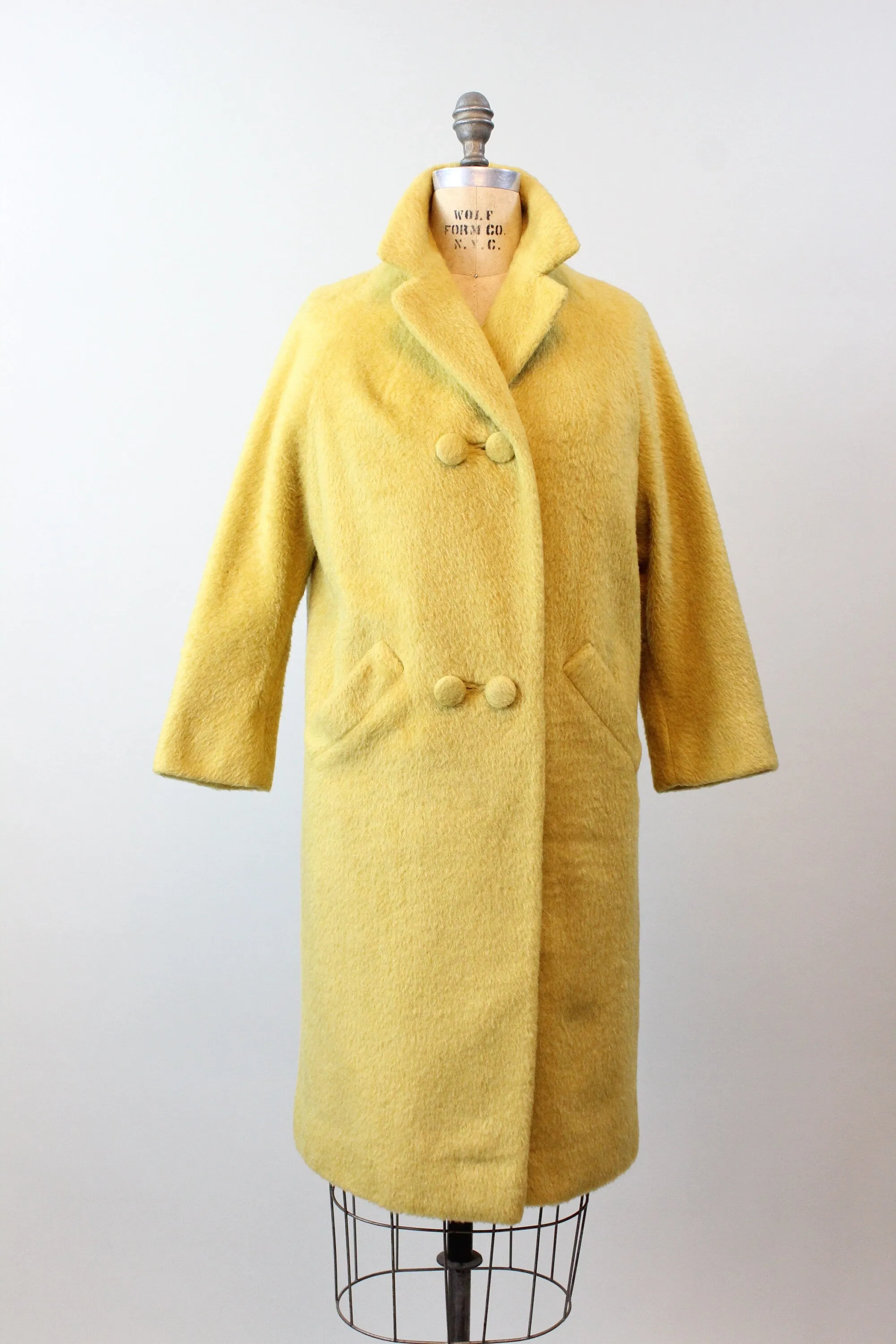 1960s 1967 documented DIJON LILLI ANN  mohair coat small medium | new winter