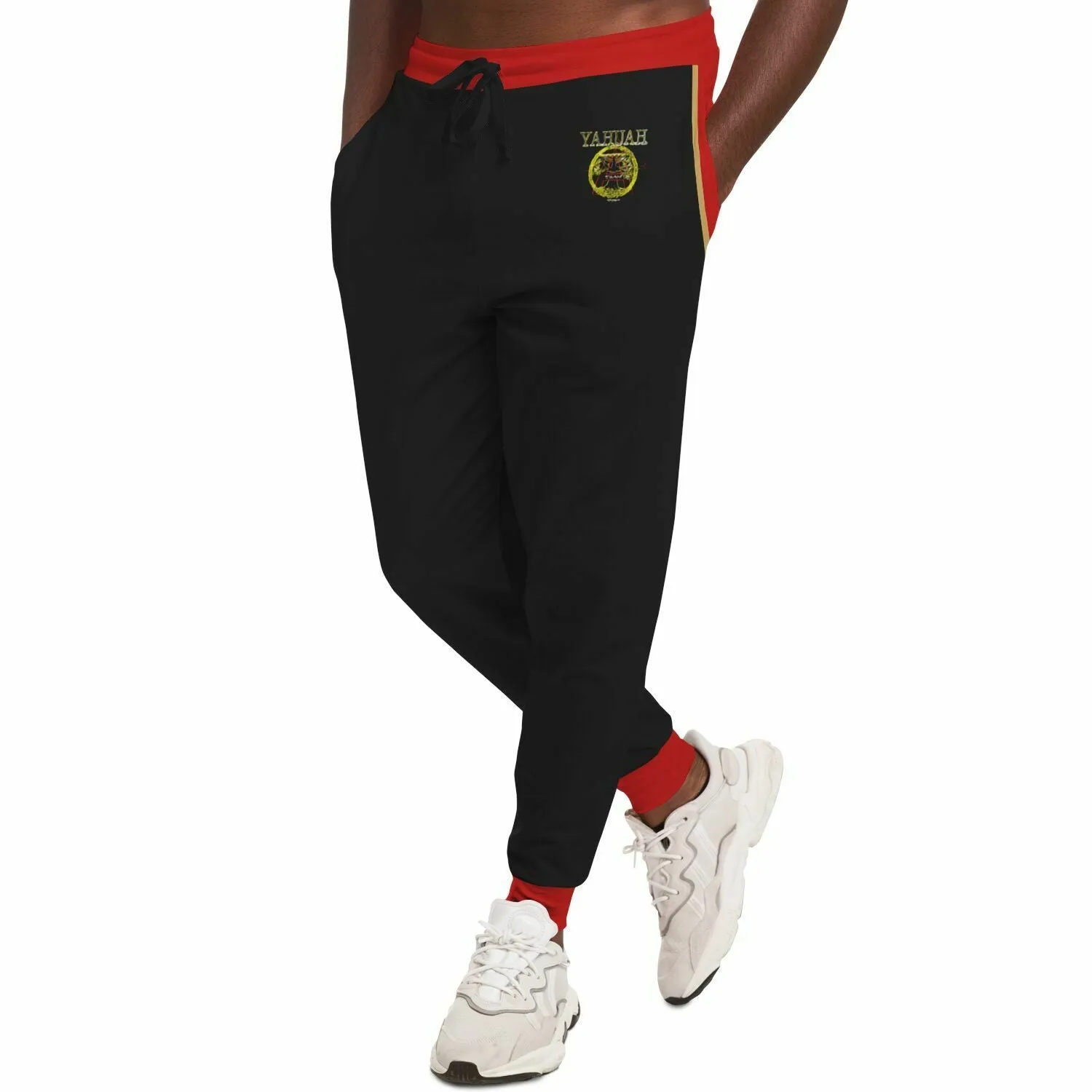 A-Team 01 Red Designer Fashion Triblend Unisex Joggers