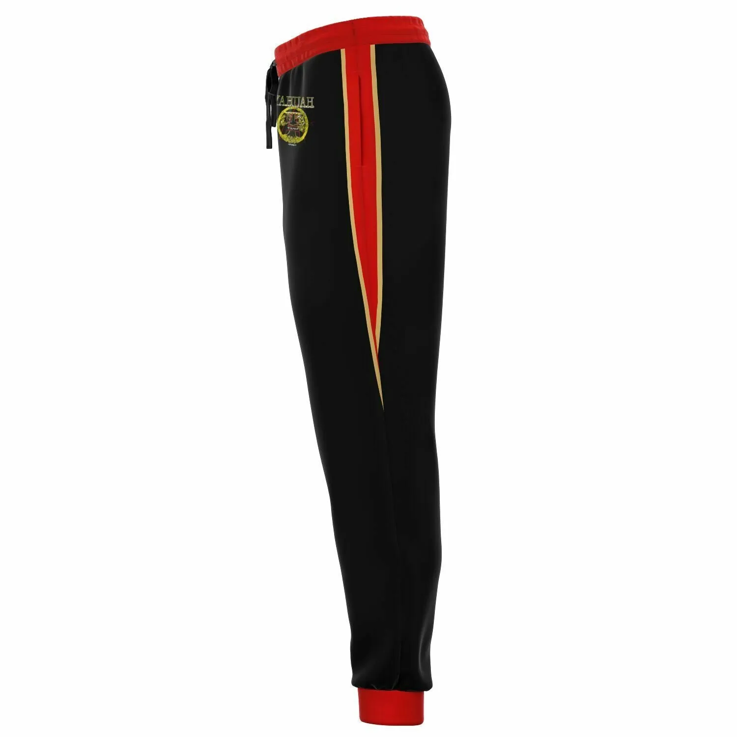 A-Team 01 Red Designer Fashion Triblend Unisex Joggers