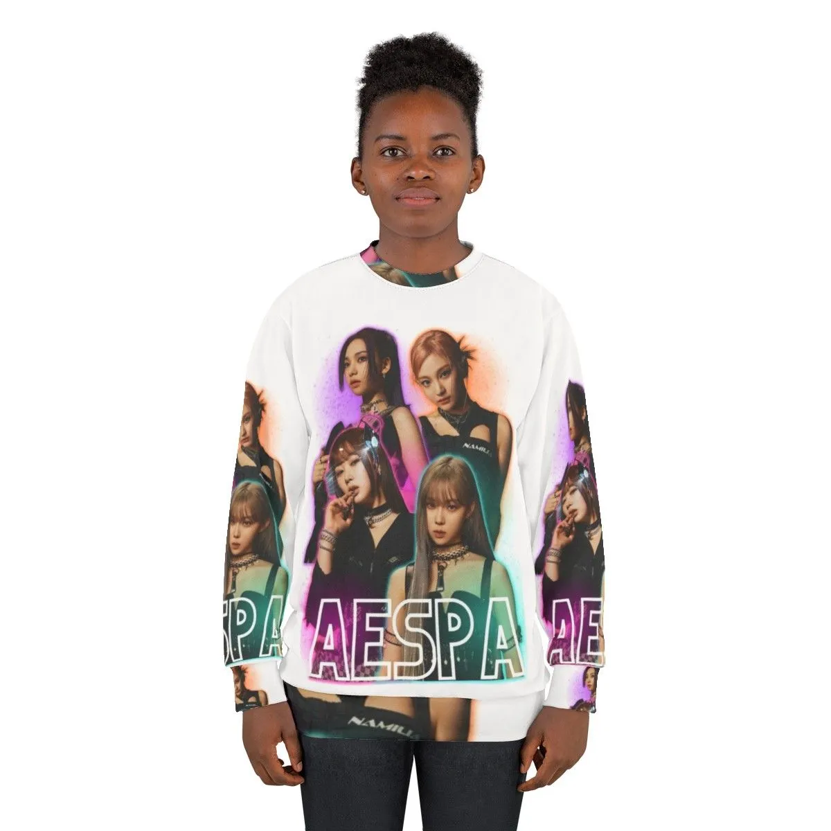 Aespa Members Winter Sweatshirt | Kpop Merch