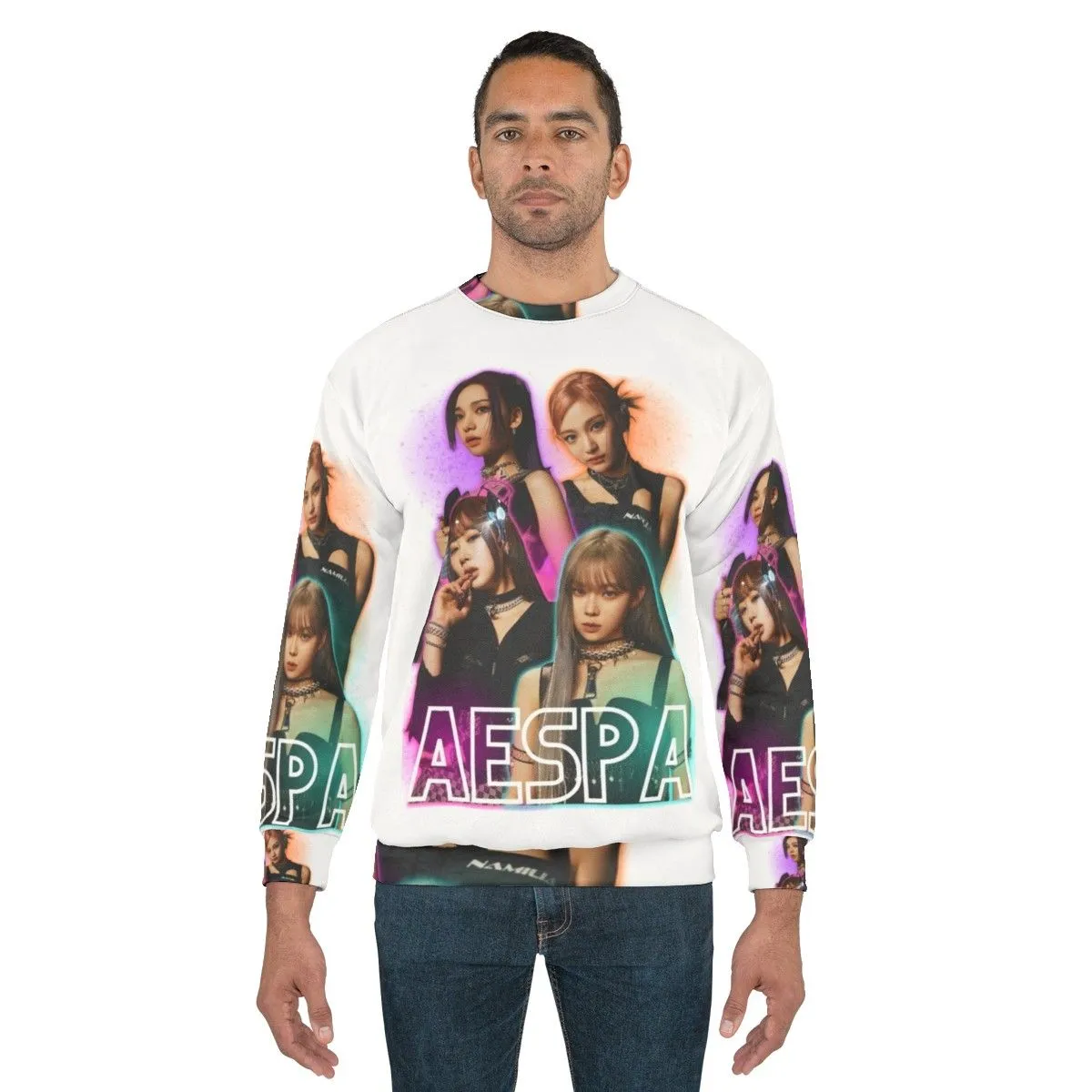 Aespa Members Winter Sweatshirt | Kpop Merch