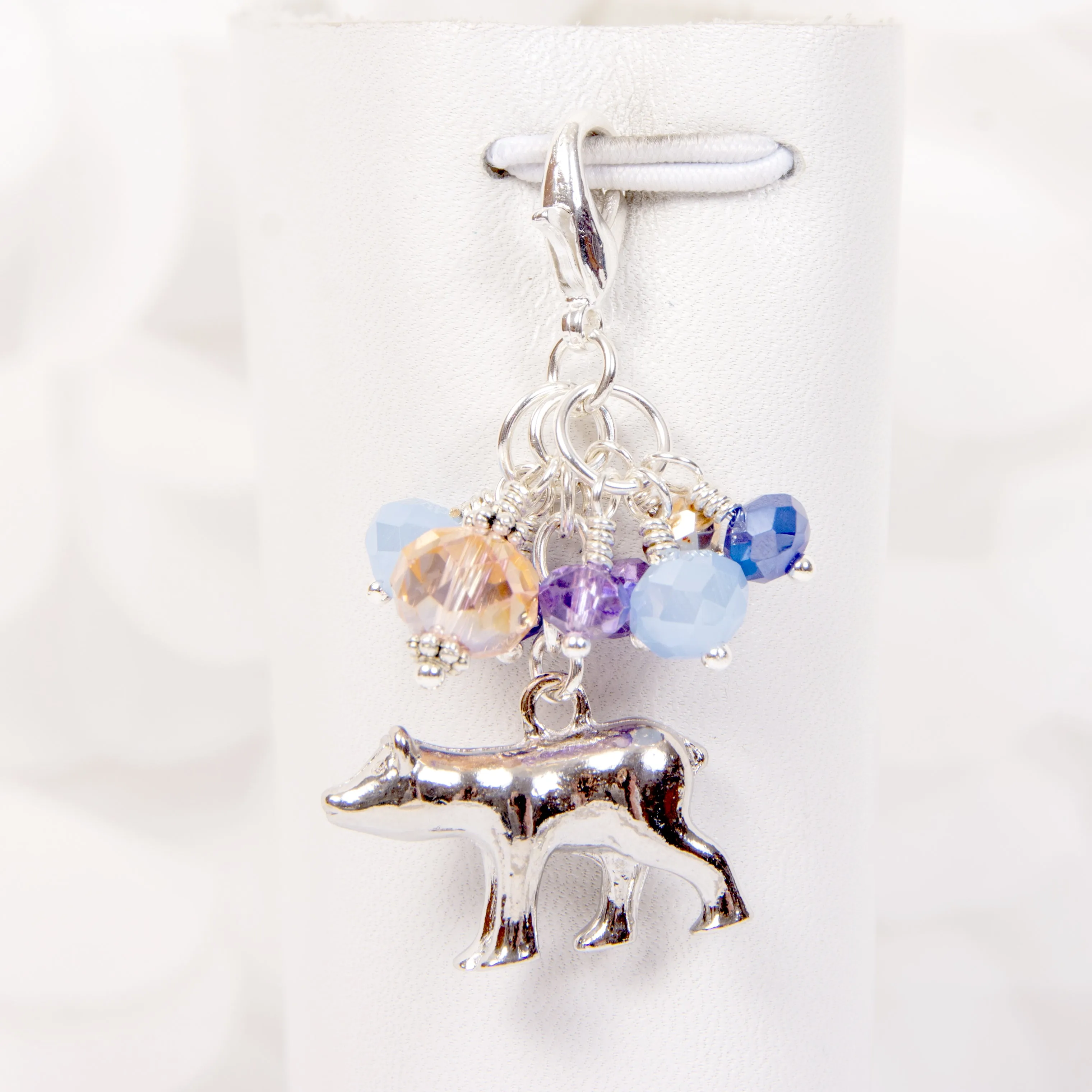 Arctic Skies Polar Bear Dangle Planner Clip or Charm