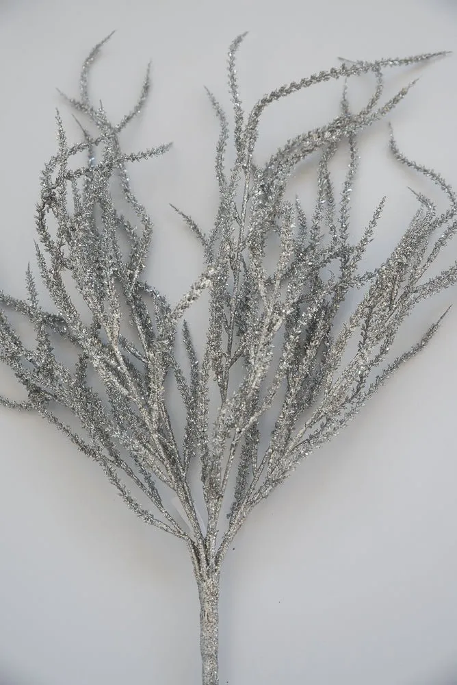 Artificial willow bush - silver