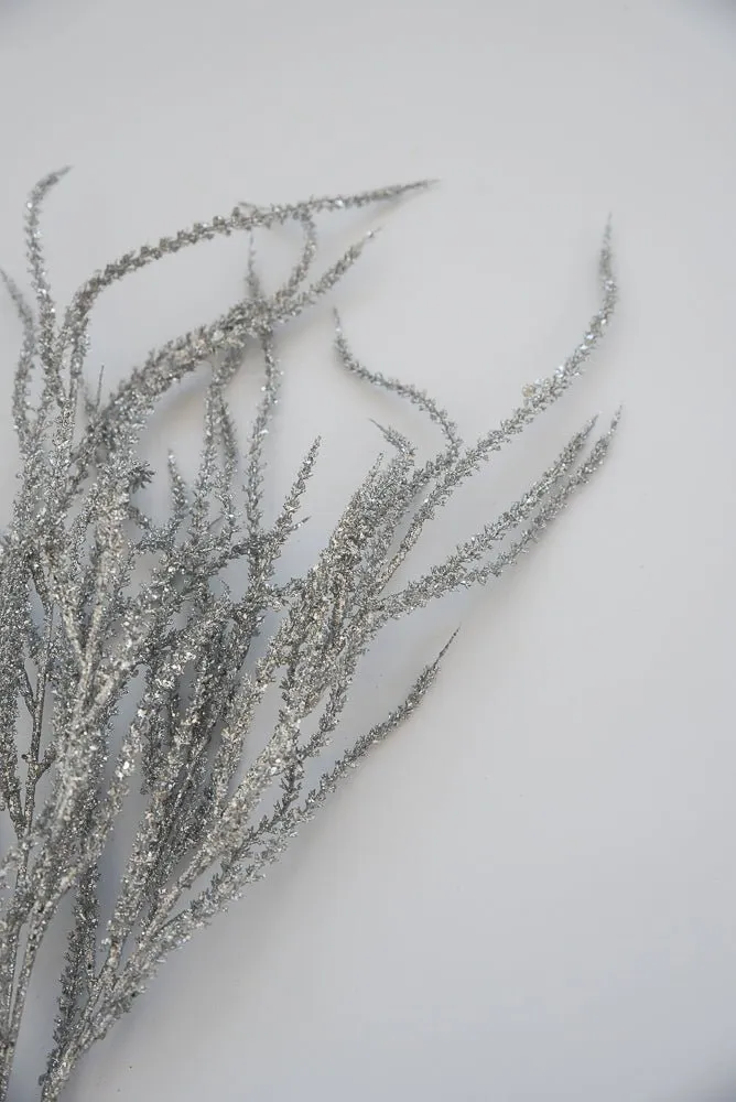 Artificial willow bush - silver