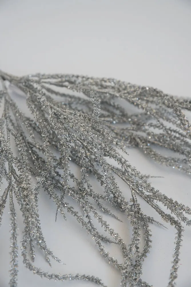 Artificial willow bush - silver