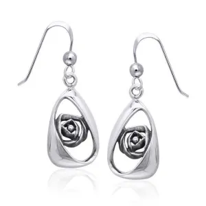 Artistry Rose Silver Earrings TER1144