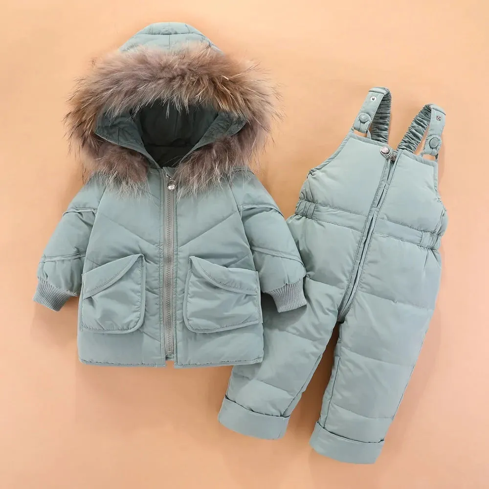 Baby Warm Snowsuit Hooded