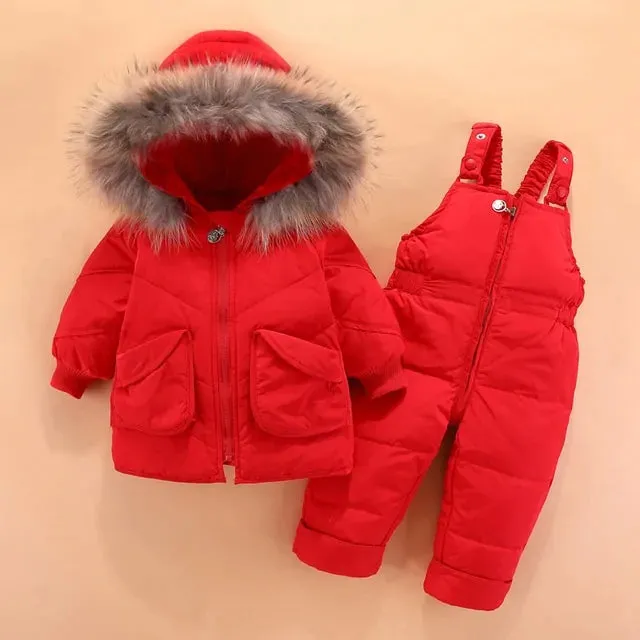 Baby Warm Snowsuit Hooded