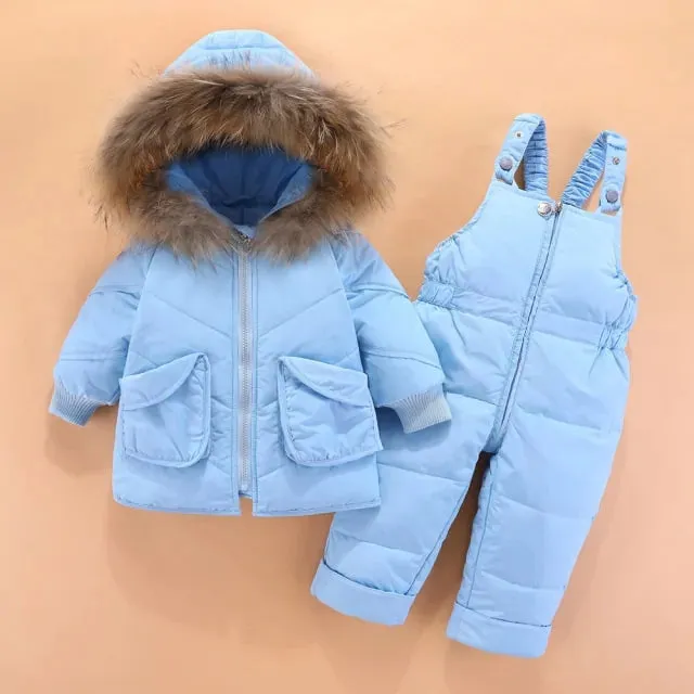 Baby Warm Snowsuit Hooded