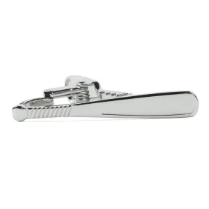 Baseball Bat Silver Tie Bar