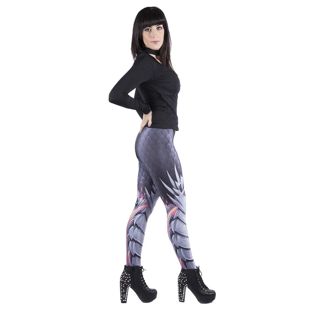 Black Dragon Leggings by Wild Bangarang