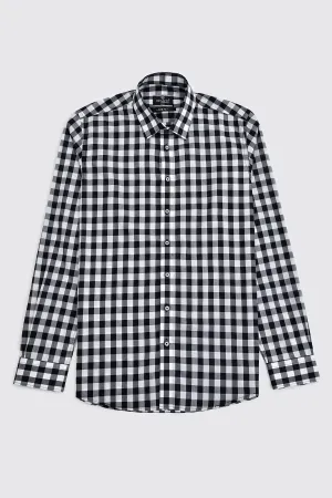 Black White Checked Shirt