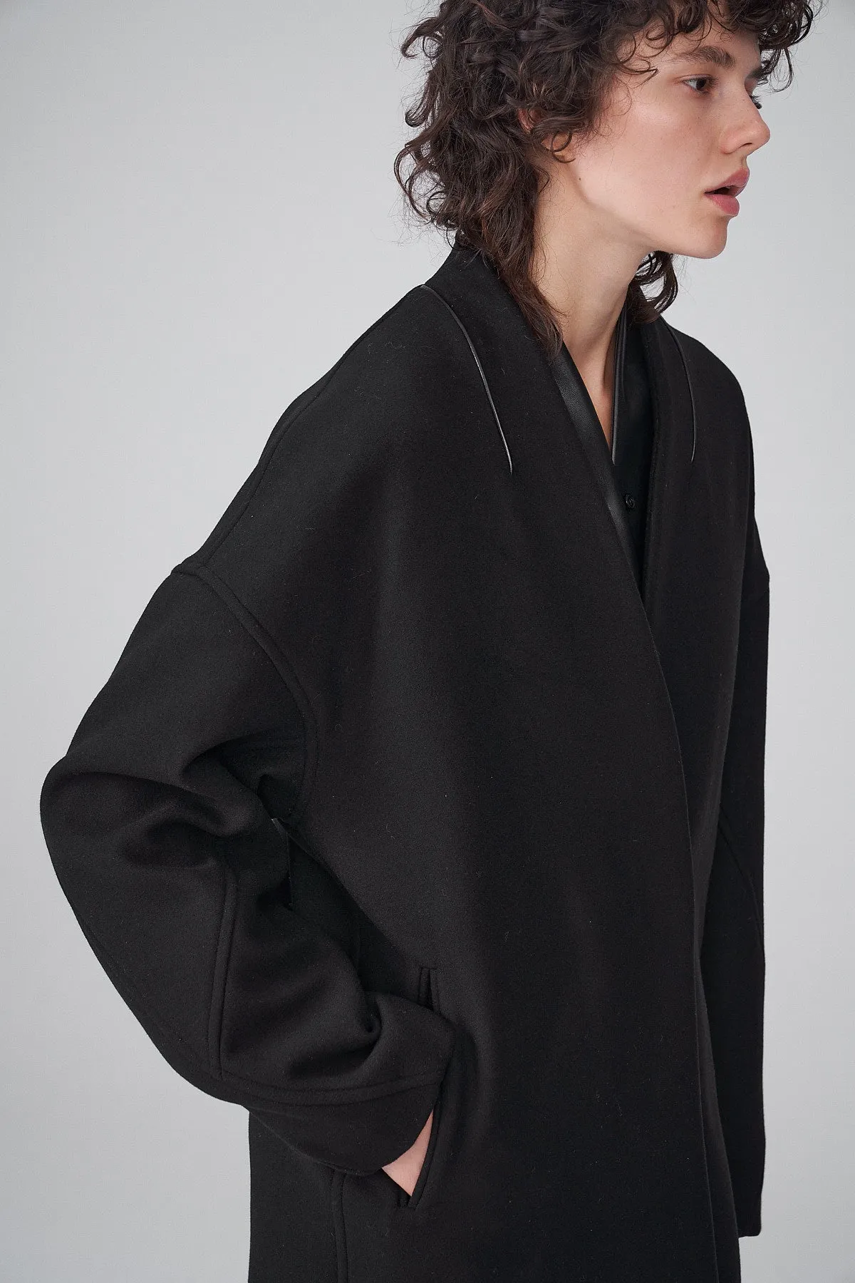 Black Wool Coat