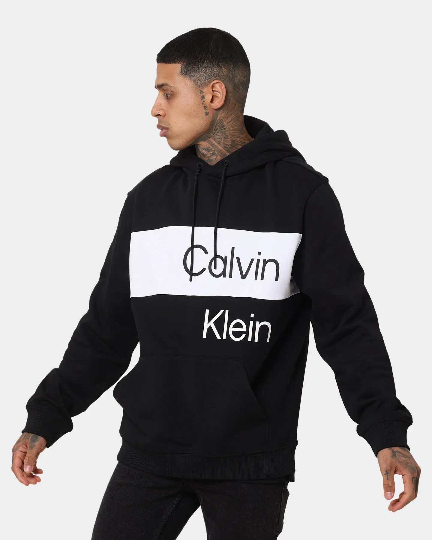 Calvin Klein Institutional Blocking Hoodie Ck Black