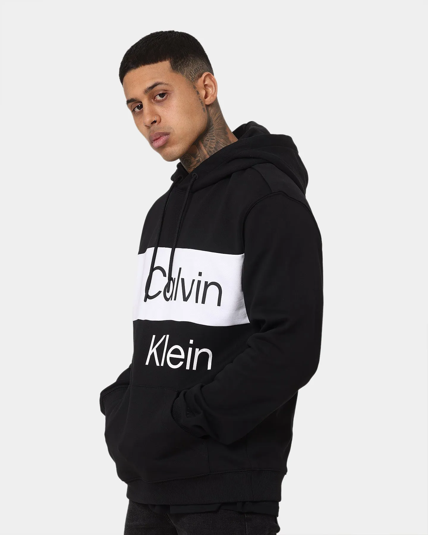 Calvin Klein Institutional Blocking Hoodie Ck Black