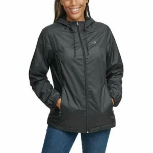 Calvin Klein Ladies' Fleece Lined Windbreaker Chalk