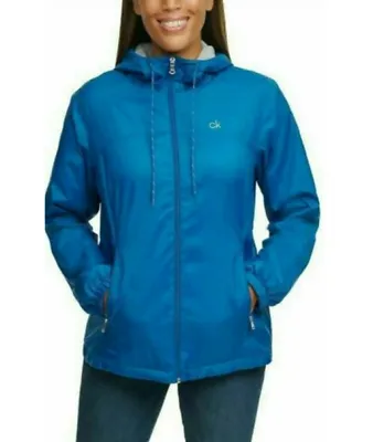 Calvin Klein Ladies' Fleece Lined Windbreaker Chalk