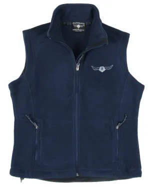 Canyon Fleece - Men's Zip Vest by Flying R Ranchwear - True Navy