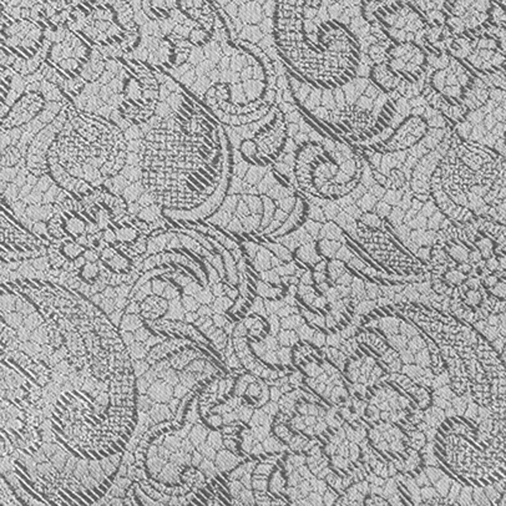 Ceremony Paisley Silver Pocket Square