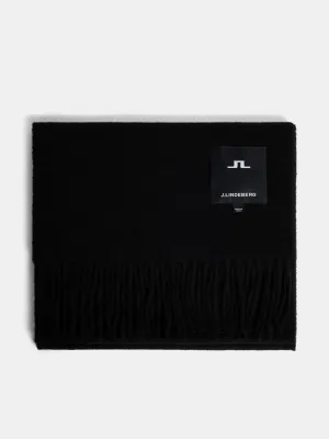 Champ Solid Wool Scarf / Black