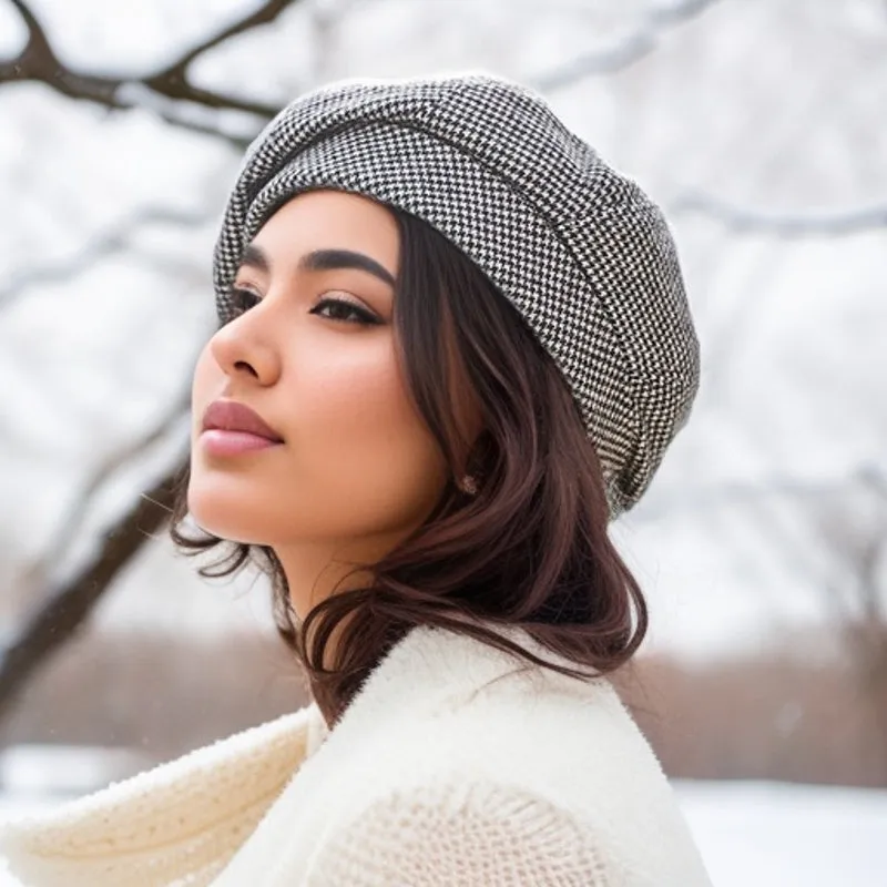 Chic Woolen Beret Hat