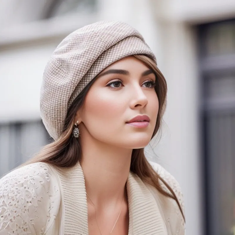 Chic Woolen Beret Hat