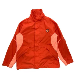 Chiemsee Orange Quilted Nylon Water Sports Coat | Vintage Designer Sailing Surf