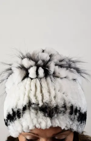 Chinchilla Rex & Fox Fur Hat