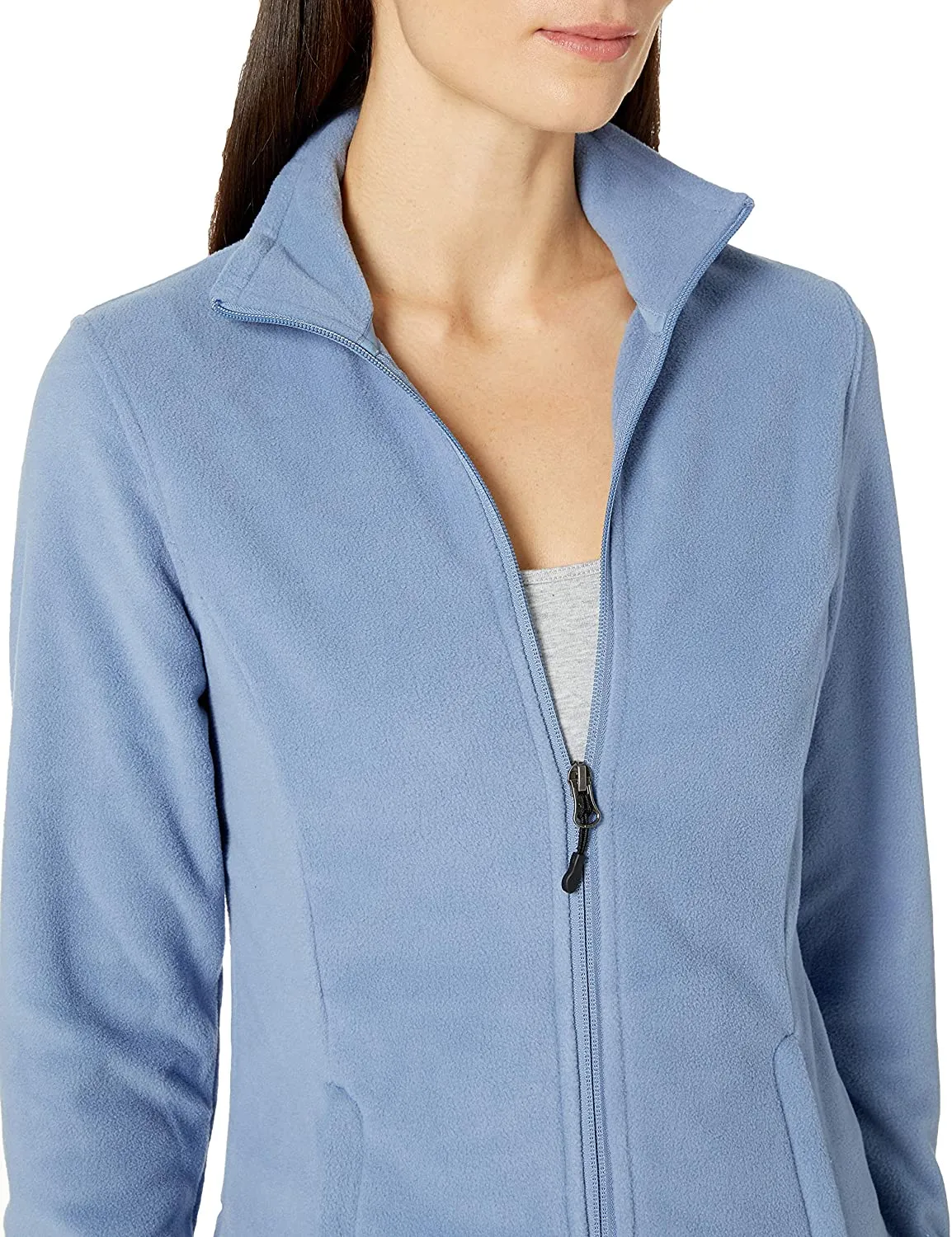 Classic Fit Long-Sleeve Full-Zip Fleece Jacket