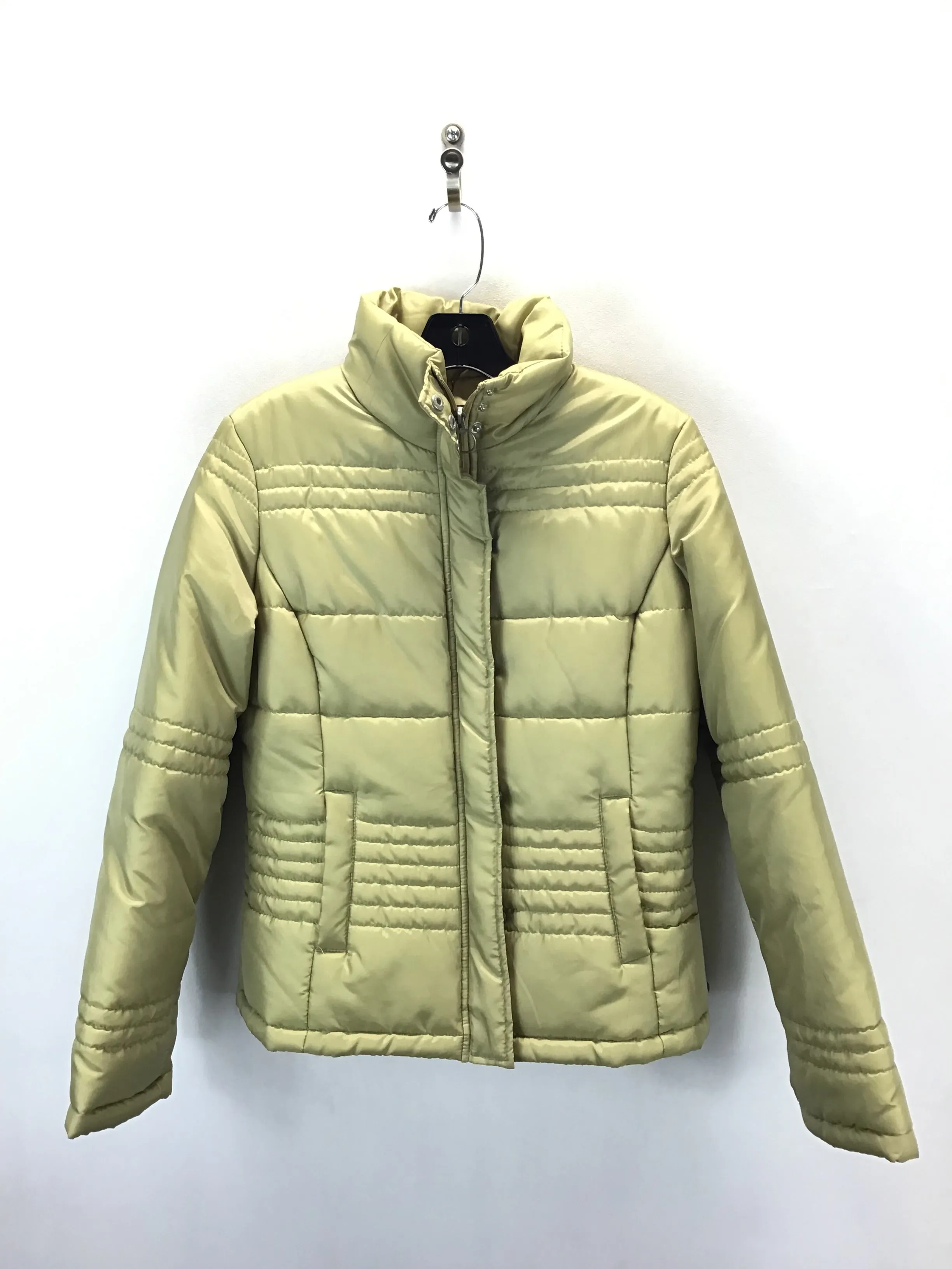 Coat Puffer & Quilted By New York And Co In Yellow, Size: S