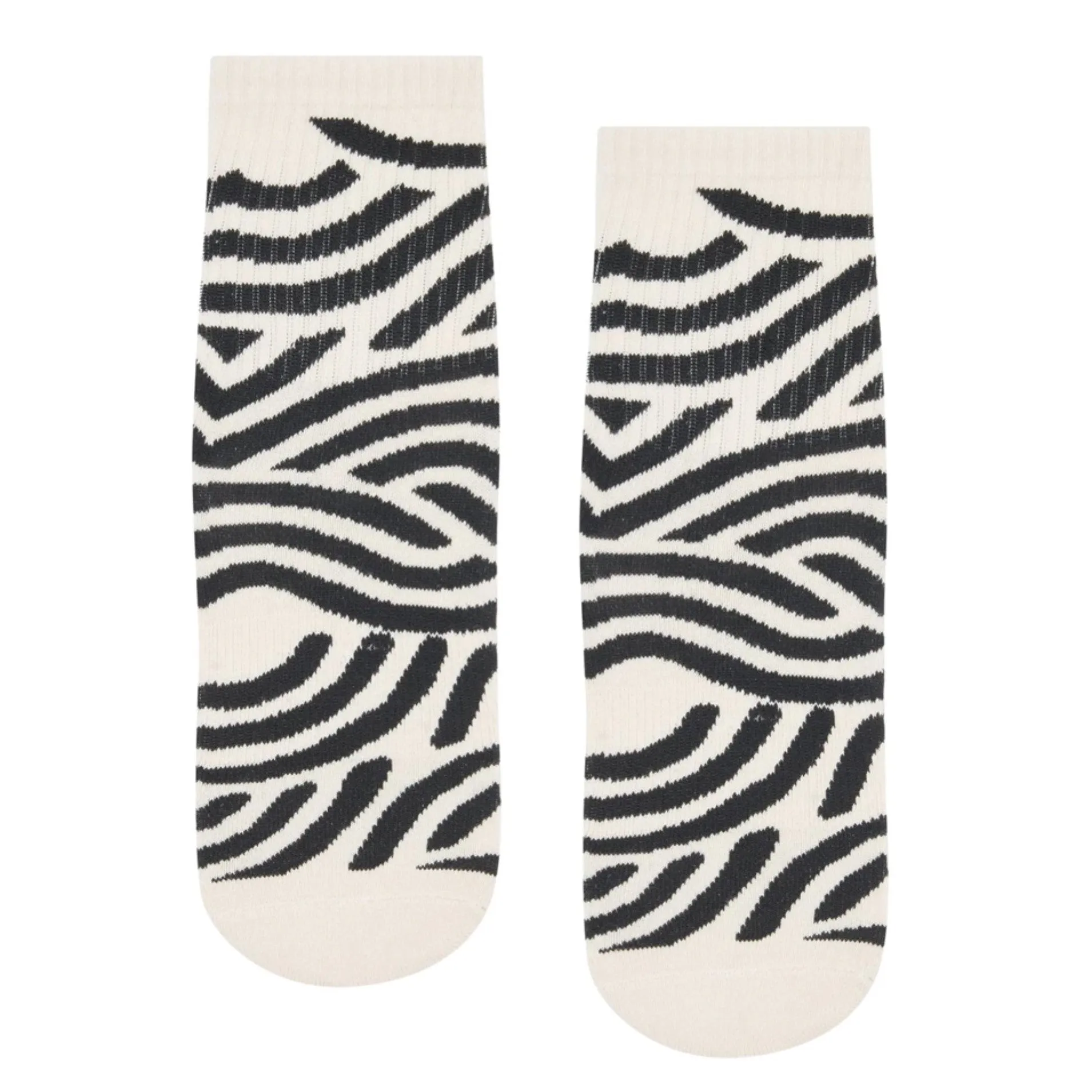 Crew Grip Socks - Monochrome Swirl (Barre / Pilates)