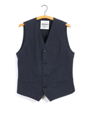 DANIEL | Classic Waistcoat | Brushed Blue