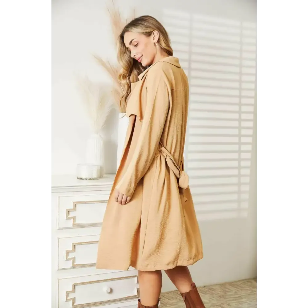 Elevate Your Wardrobe with the Luxury Culture Code Tied Trench Coat