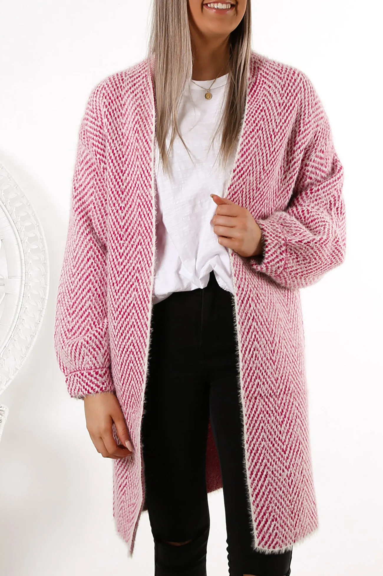 Elodie Cardigan Pink