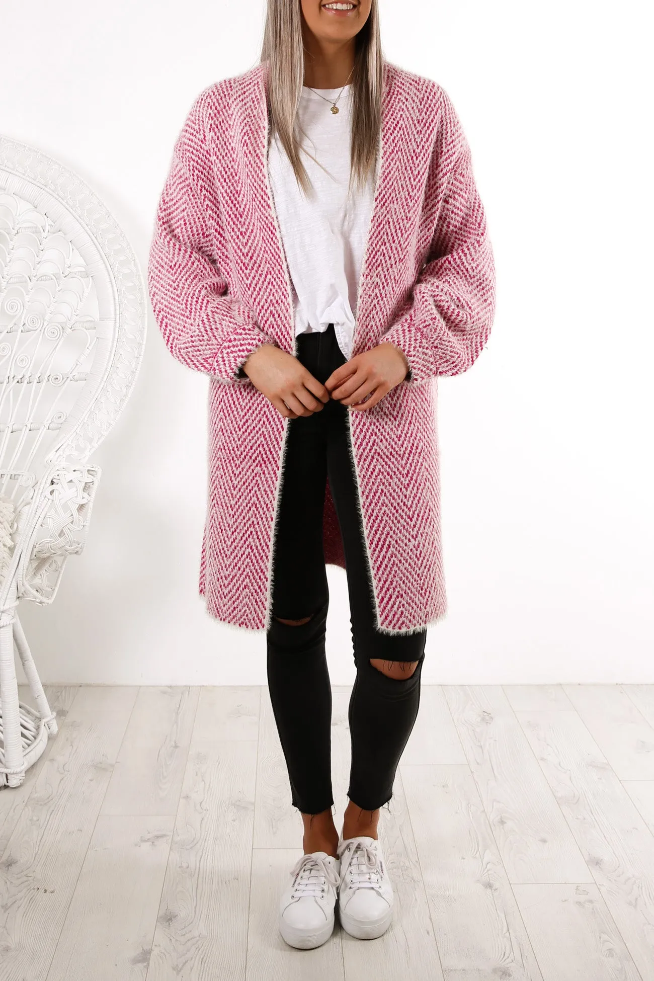 Elodie Cardigan Pink