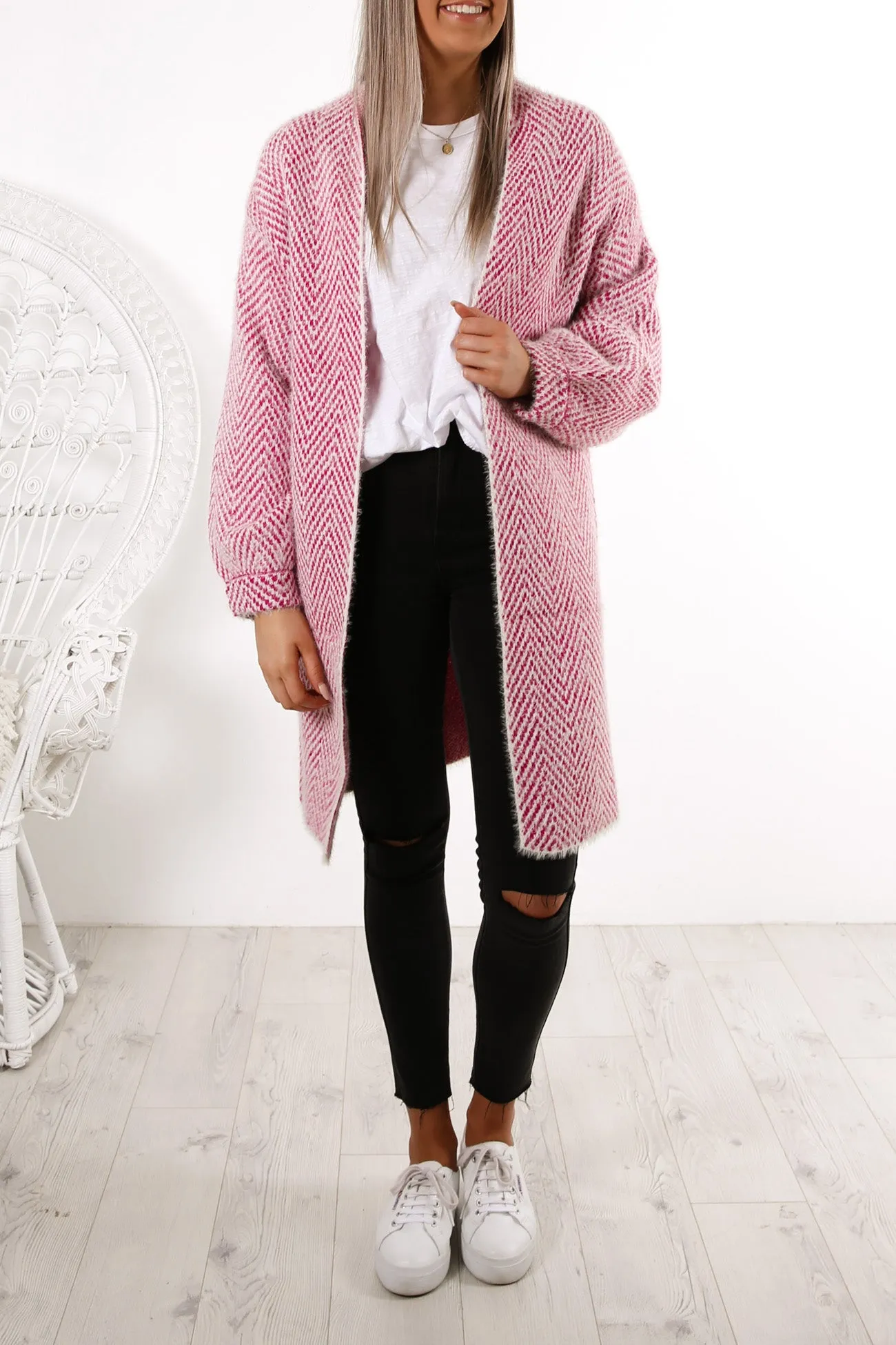 Elodie Cardigan Pink