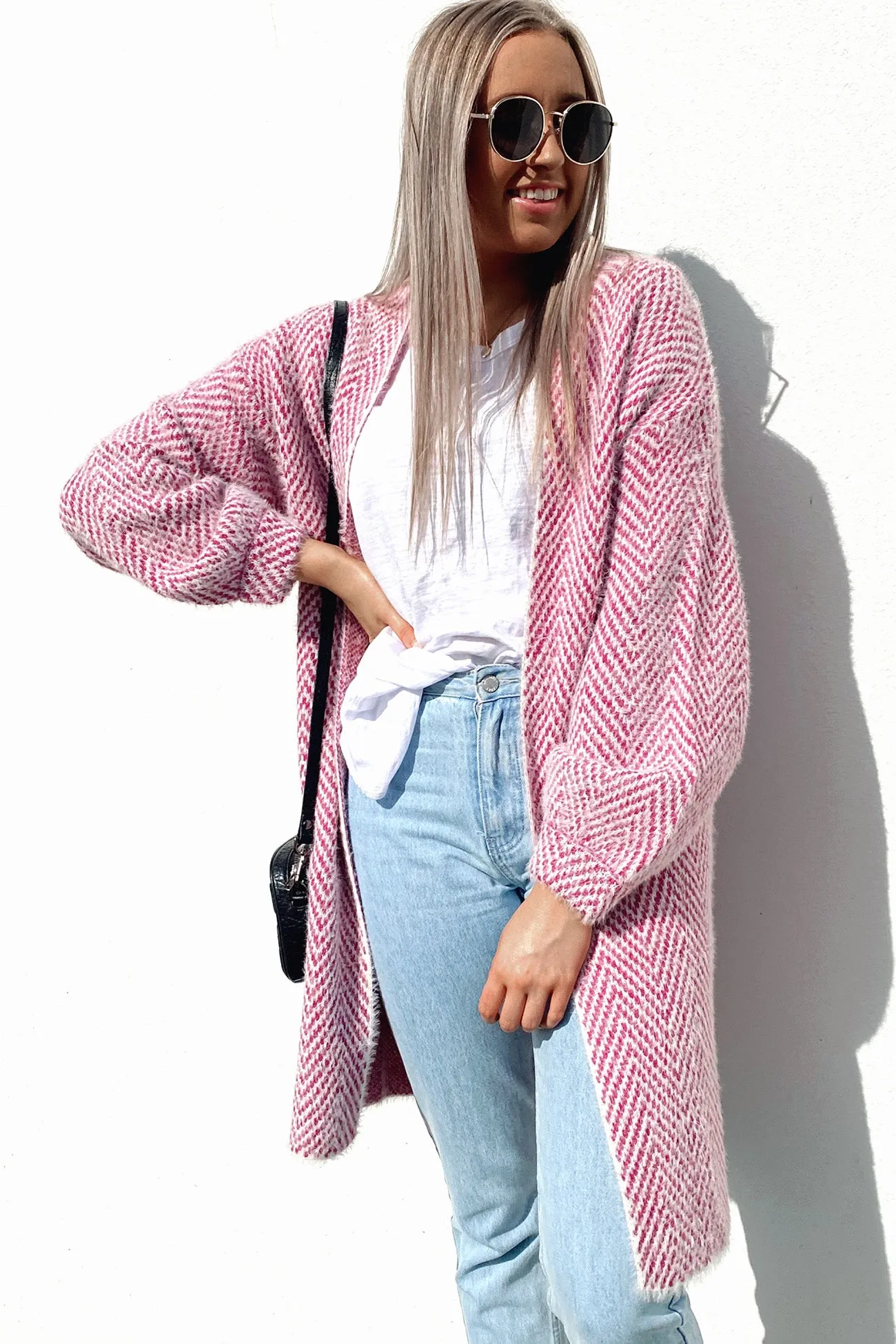 Elodie Cardigan Pink