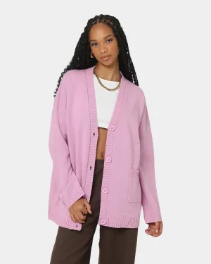 EN ES Women's Get Set Longer Line Cardigan Lilac