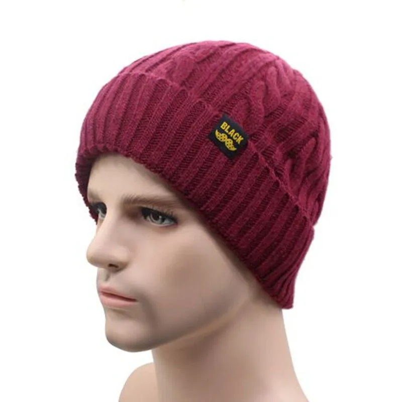 European And American Knitted Hat Men's Autumn And Winter Hat