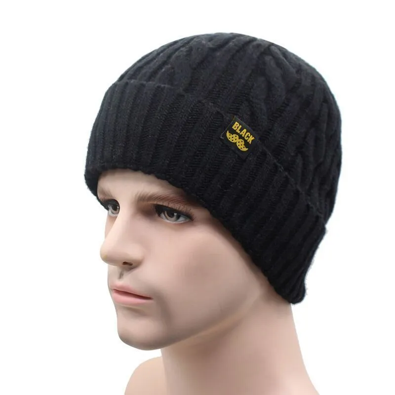 European And American Knitted Hat Men's Autumn And Winter Hat