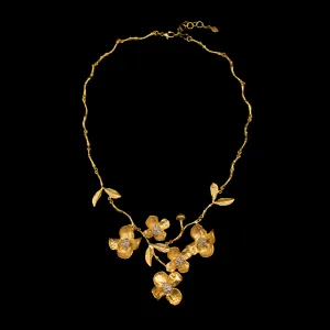 Fine Dogwood Statement Necklace