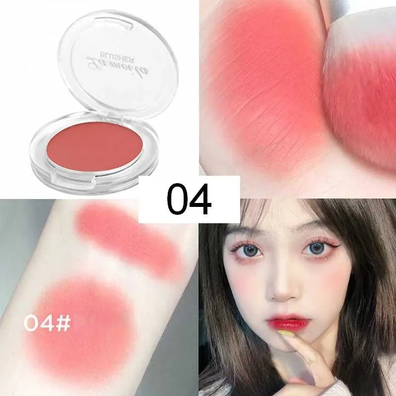 Flytonn Fall/Winter Ambiance Girl Blush Peach Cream Makeup Blush Palette Cheek Contour Blush Cosmetics Blusher Cream Makeup Rouge Cheek Tint Blush New