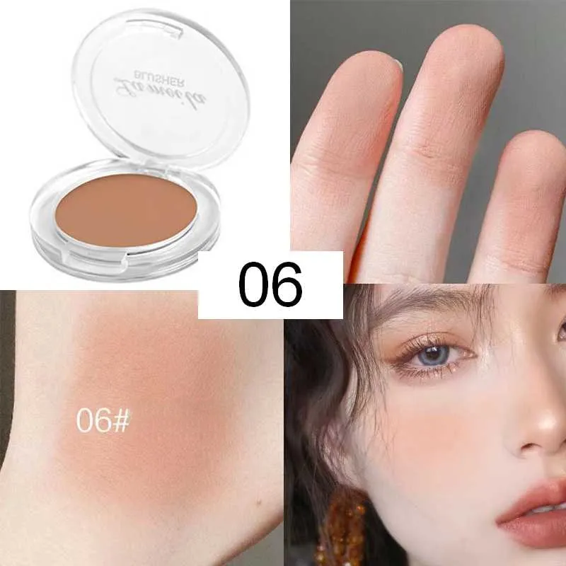 Flytonn Fall/Winter Ambiance Girl Blush Peach Cream Makeup Blush Palette Cheek Contour Blush Cosmetics Blusher Cream Makeup Rouge Cheek Tint Blush New