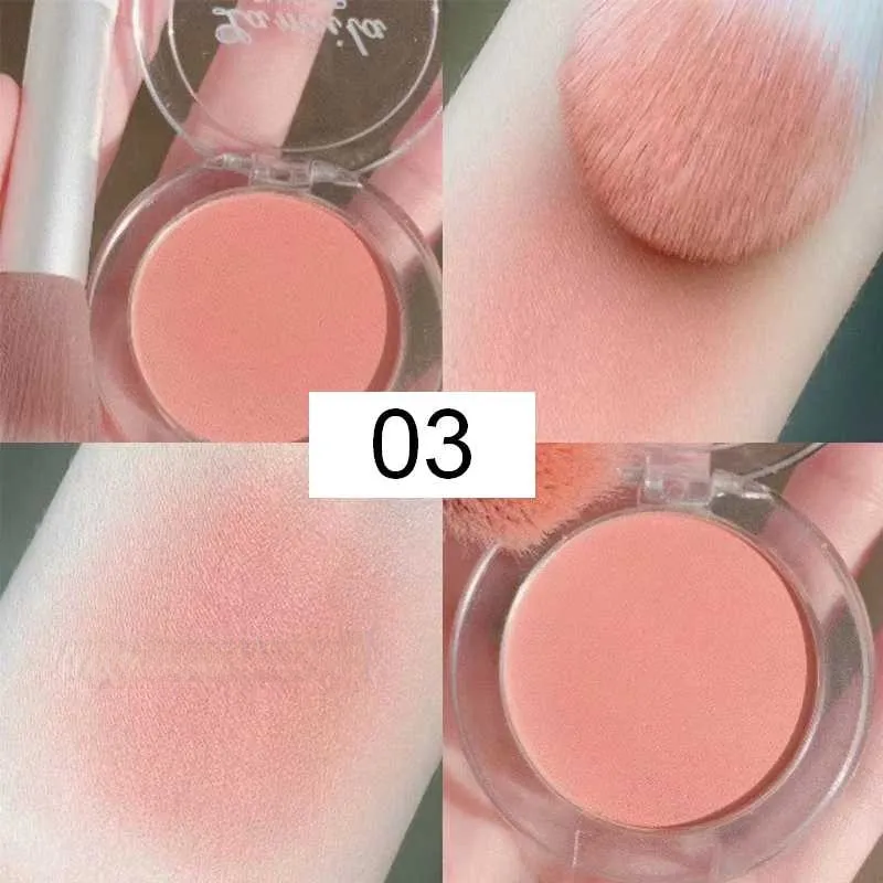 Flytonn Fall/Winter Ambiance Girl Blush Peach Cream Makeup Blush Palette Cheek Contour Blush Cosmetics Blusher Cream Makeup Rouge Cheek Tint Blush New