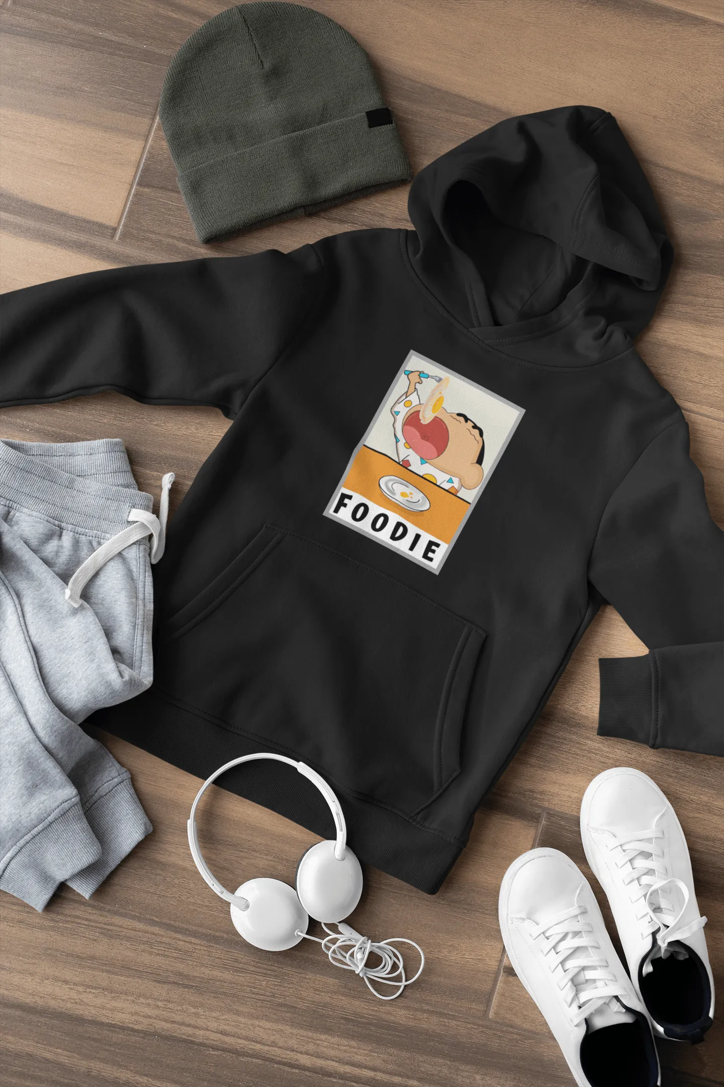 FOODIE : SHINCHAN - WINTER HOODIES