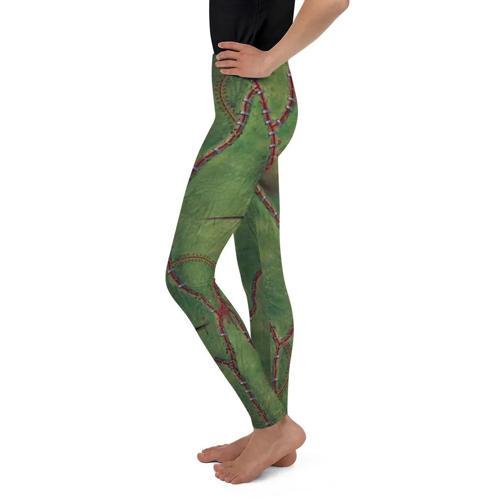 Frankenstein Inspired Youth Leggings