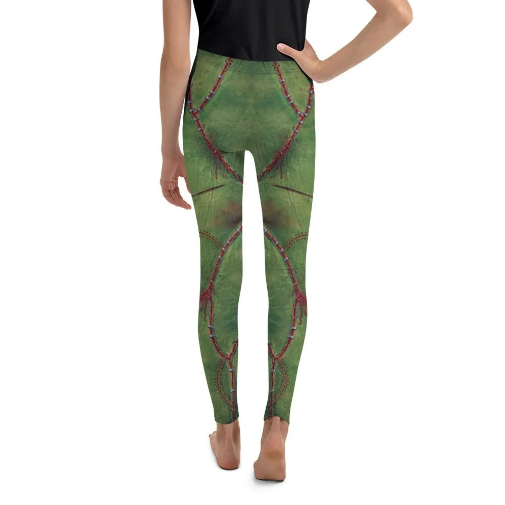 Frankenstein Inspired Youth Leggings