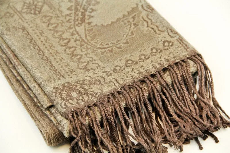 Fringed Pakistani Pashmina