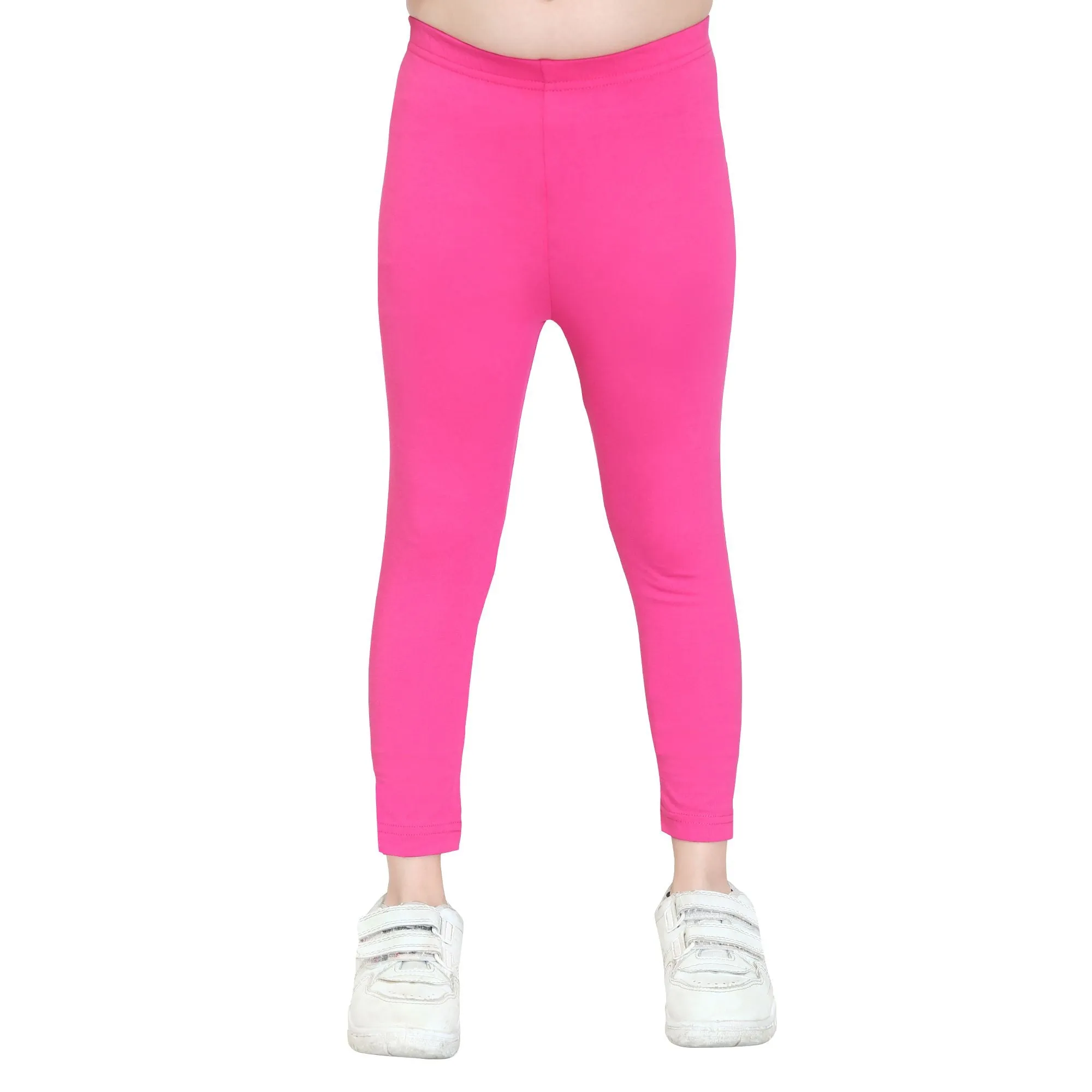 Girls Fuchsia Ankle Length Legging