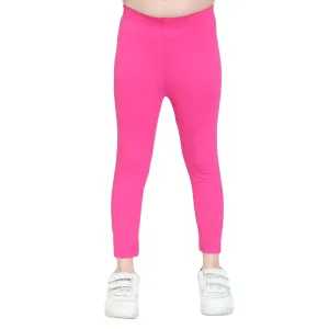 Girls Fuchsia Ankle Length Legging